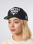 Бейсболка MITCHELL NESS арт. HP13231-TTTBLCK The Rock B2A Statement Pro WWE (черный)